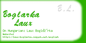 boglarka laux business card